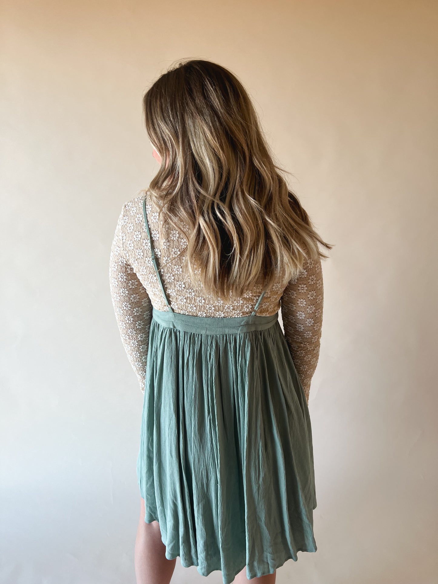 Date Night Dress in Sage