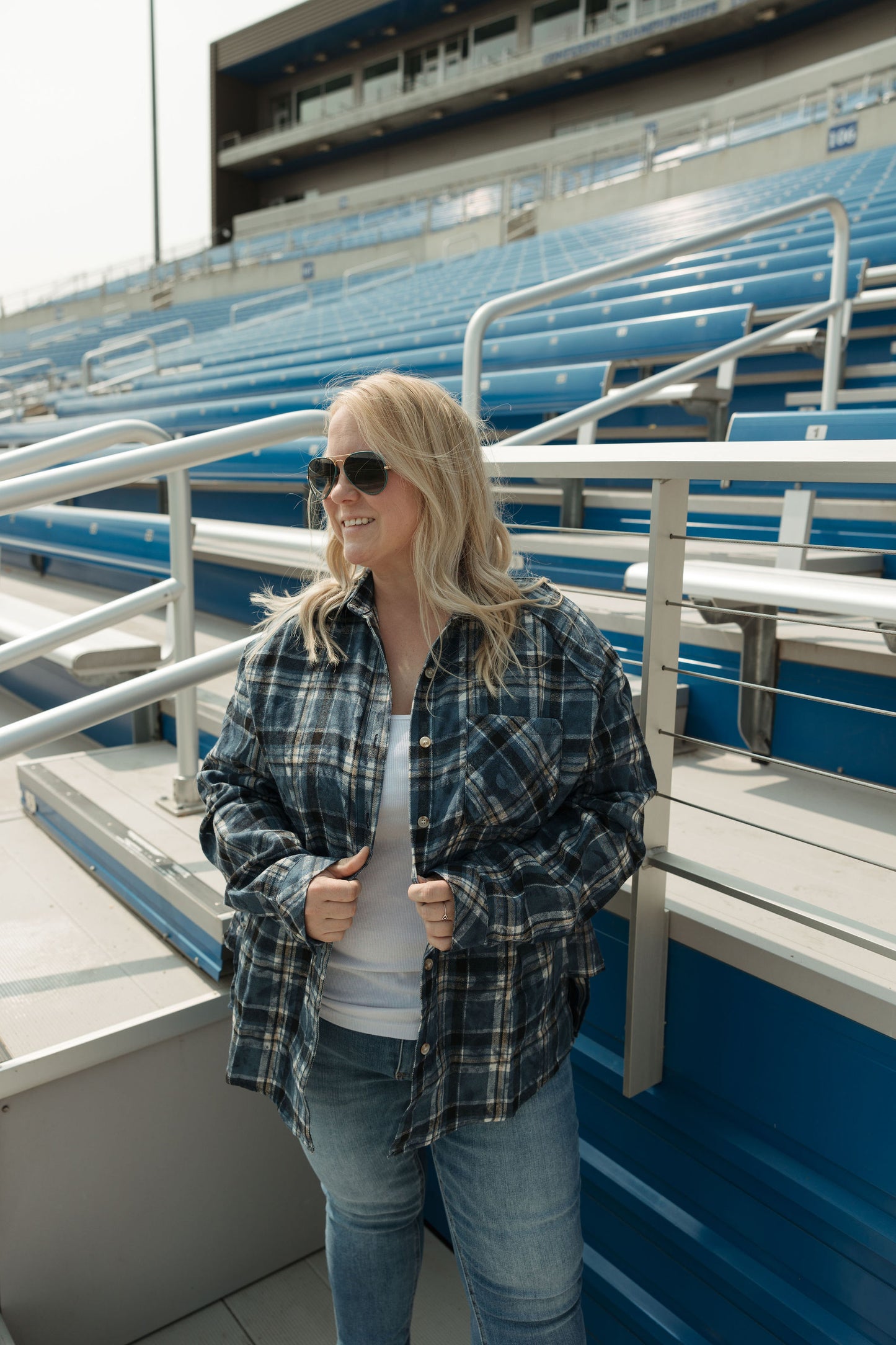 Blue Washed Flannel