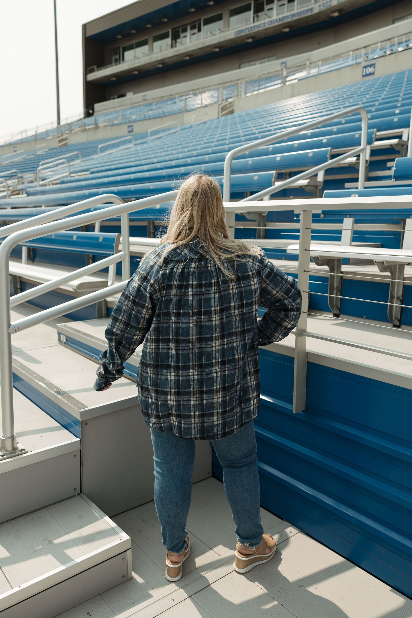 Blue Washed Flannel