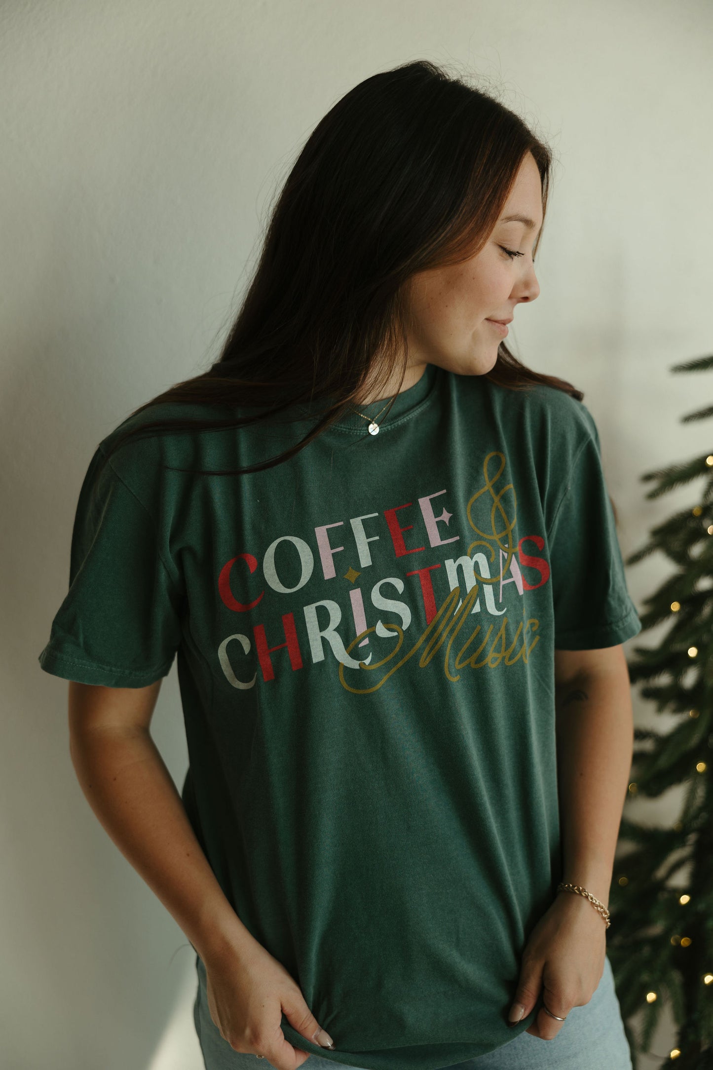 Coffee & Christmas Music Tee