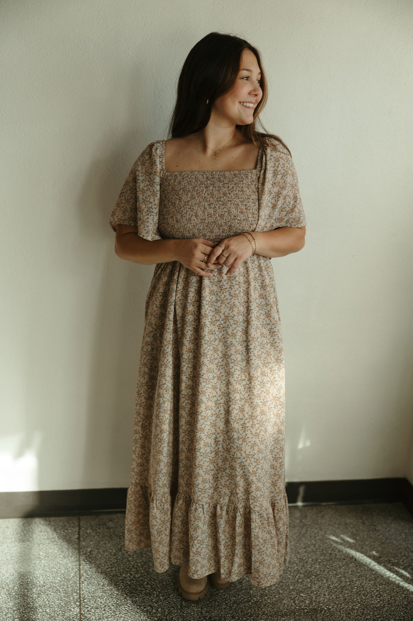 Prairie Floral Maxi Dress