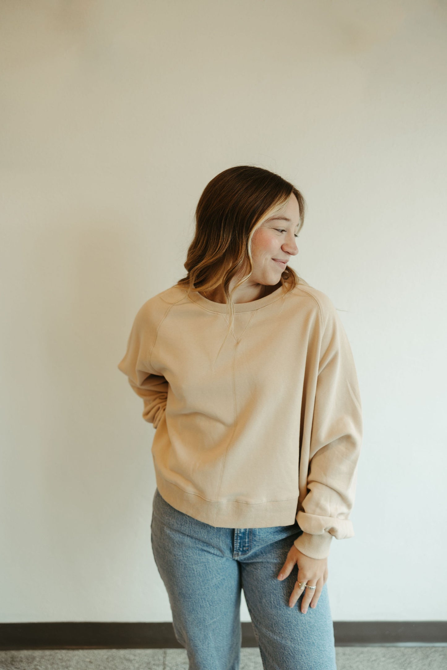 Natural Oversized Pullover