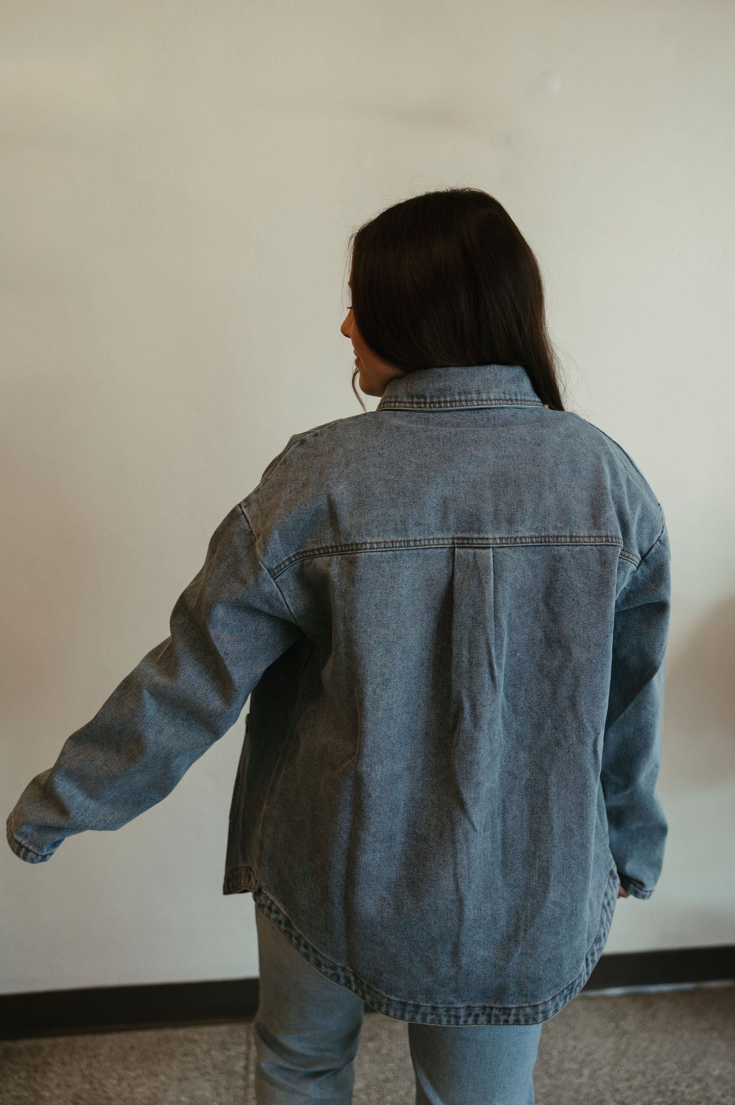 Denim Front Pocket Jacket