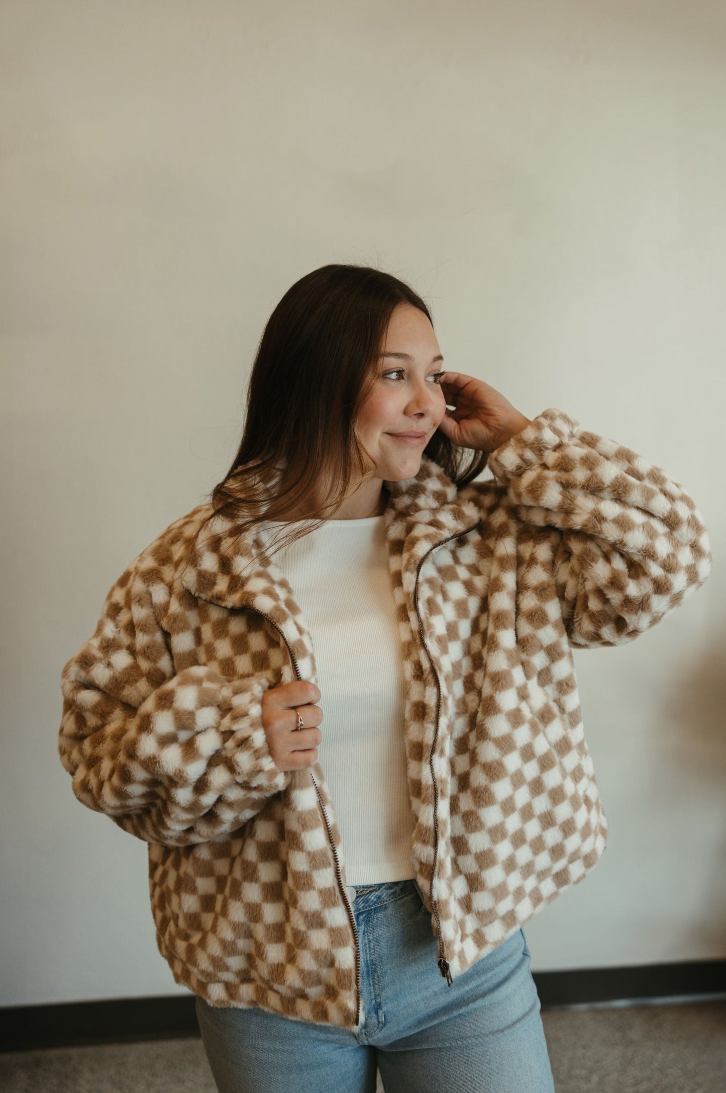 Cozy Checkered Jacket