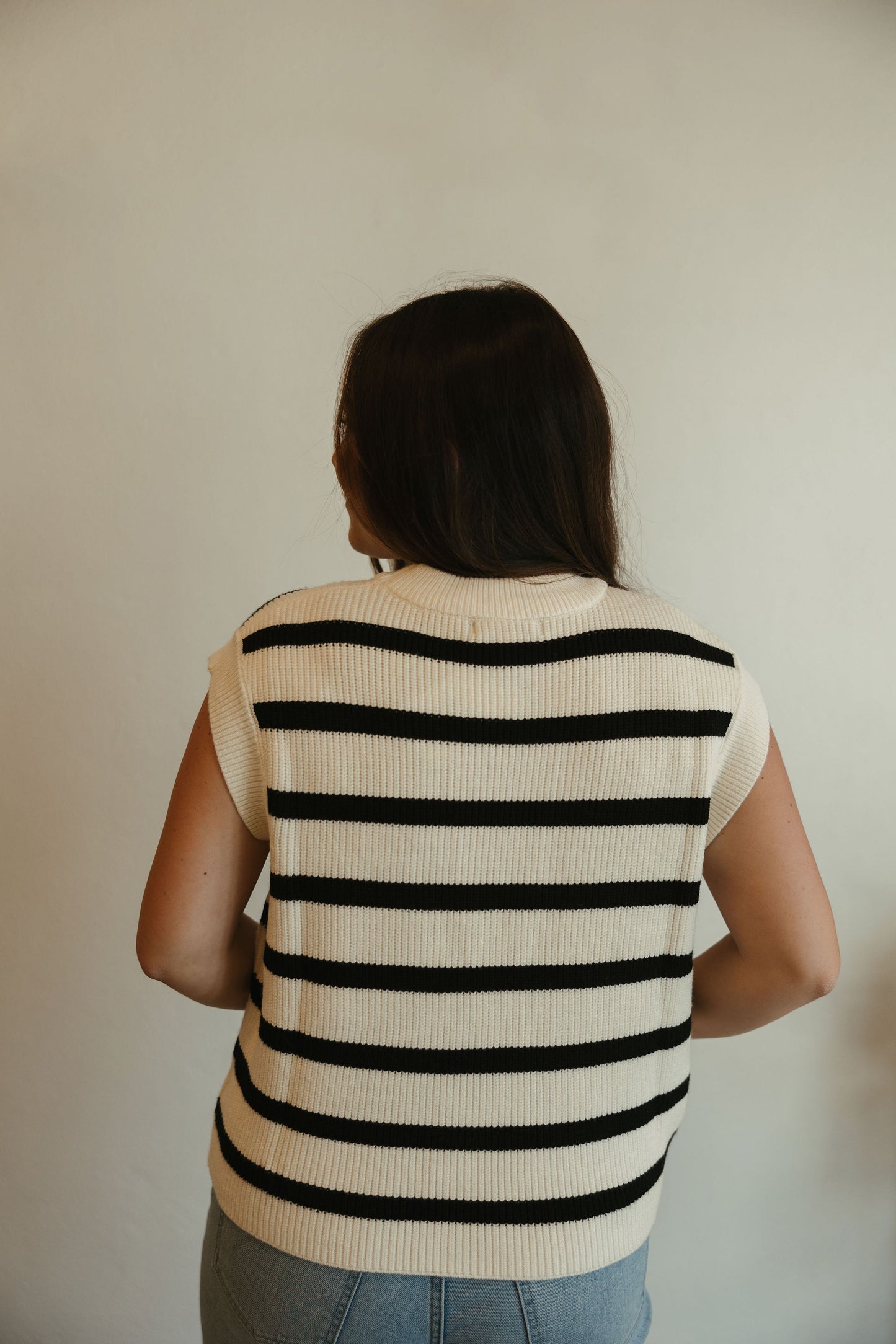 Stripe Sweater Vest