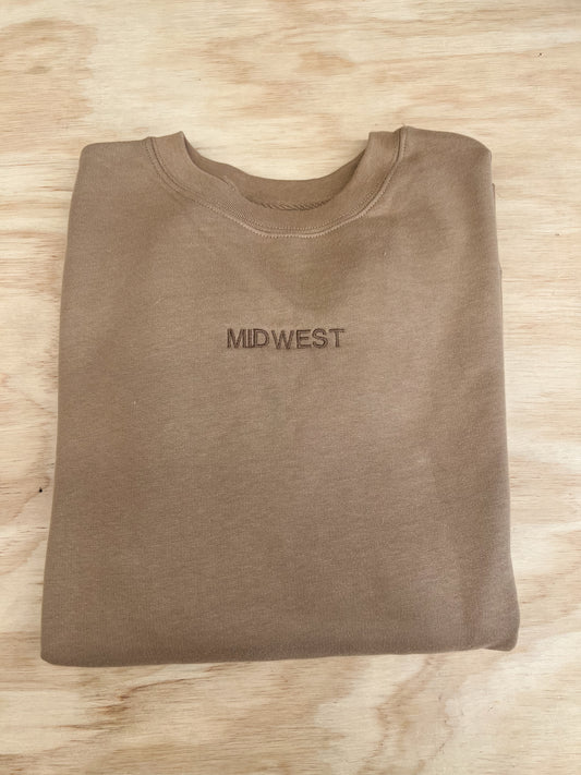 Midwest Embroidered Crewneck