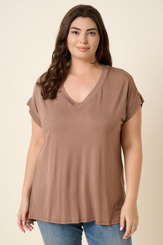 Taupe Bamboo Top