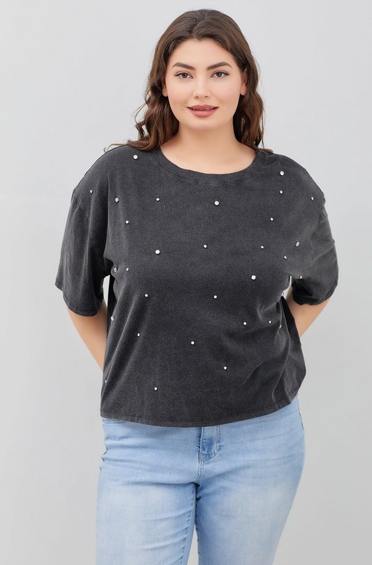 Plus Sparkle Detail Top