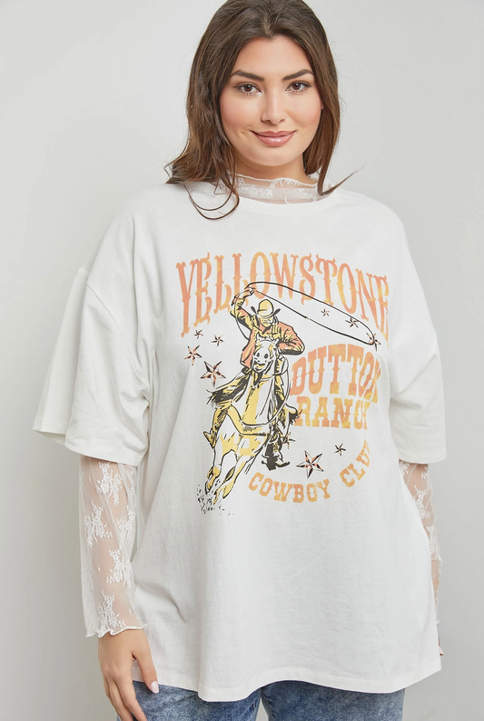 Plus Yellowstone Graphic Tee