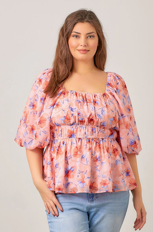 Plus Summer Days Top