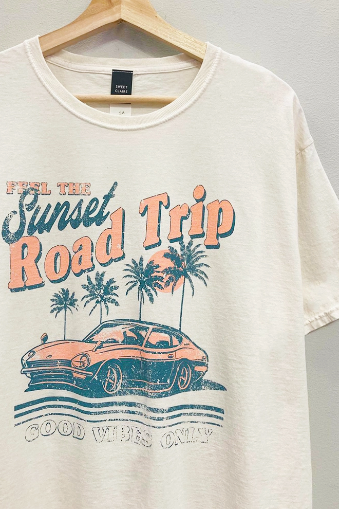 Sunset Road Trip Graphic Tee