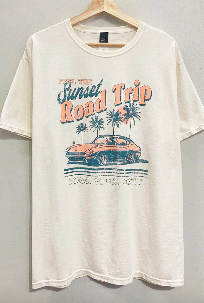 Sunset Road Trip Graphic Tee
