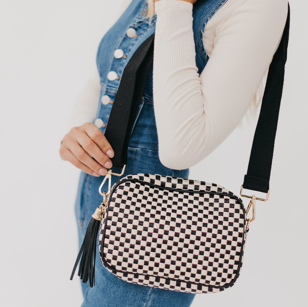 Woven Crossbody Bag