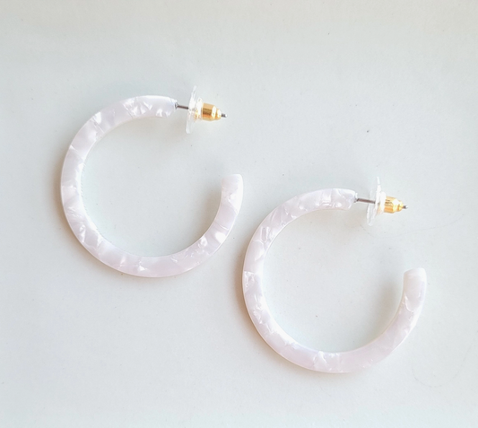 Pearl Shine Hoops