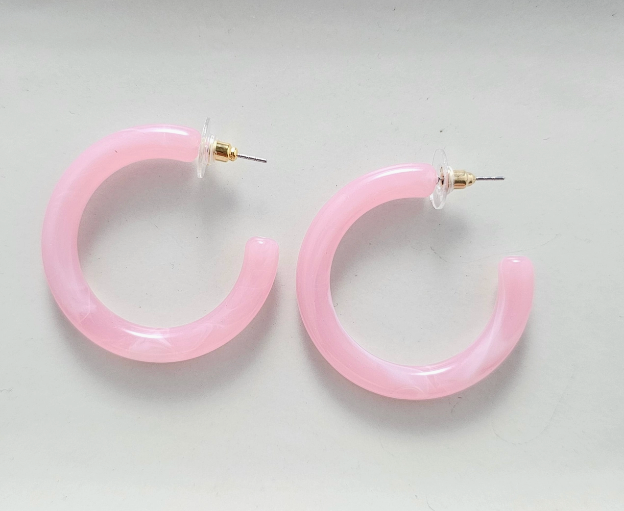 Pretty in Pink Hoops