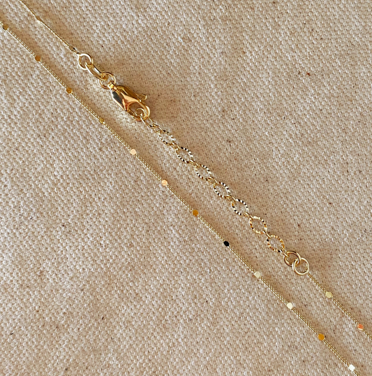 Pressed Chain Necklace