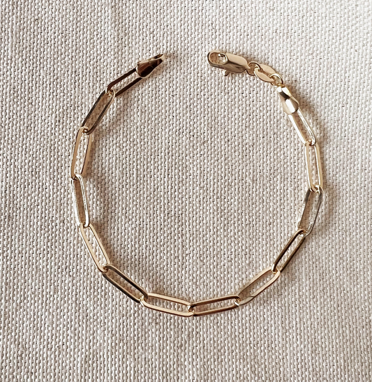 Paperclip Chain Bracelet