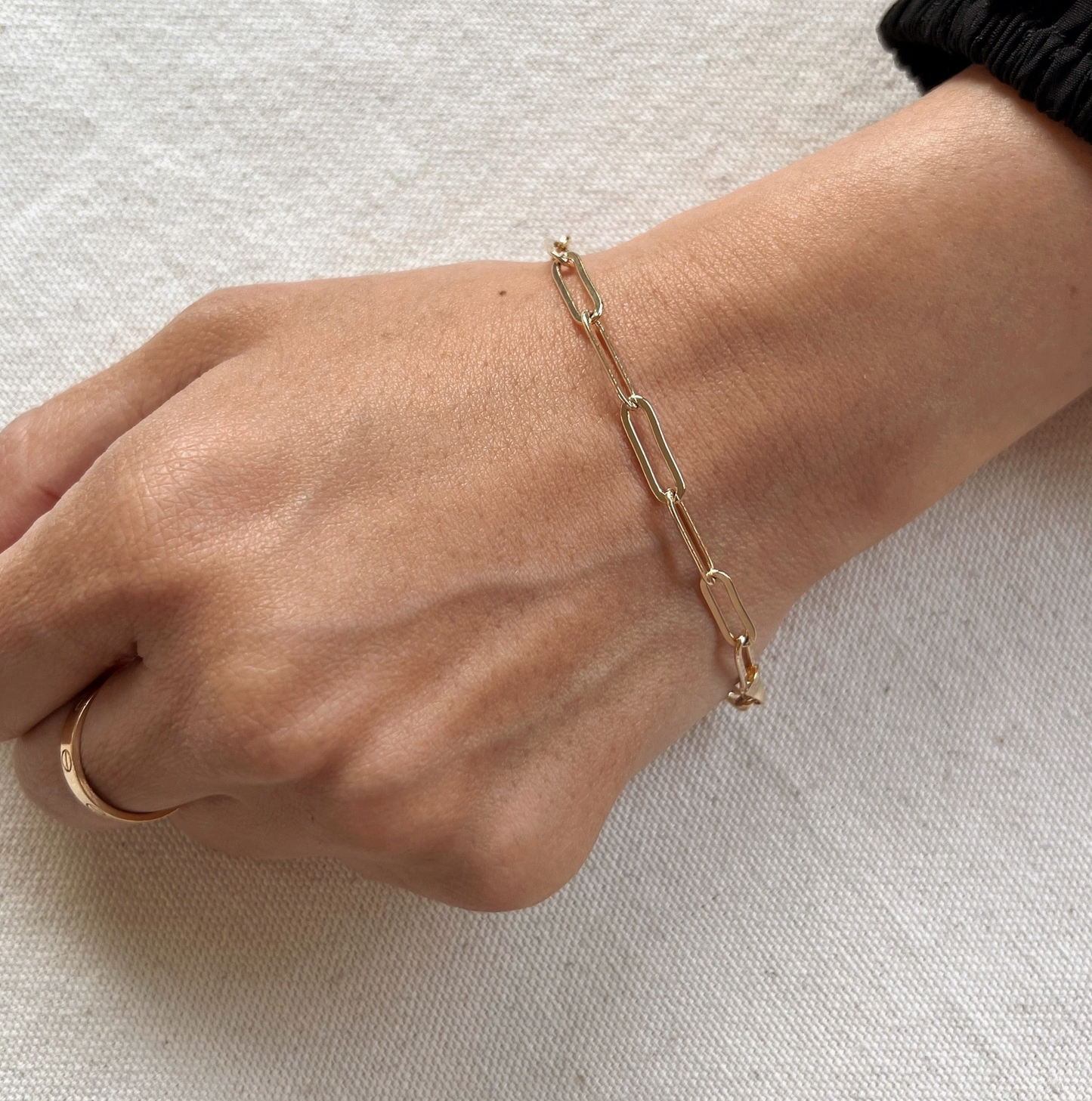 Paperclip Chain Bracelet