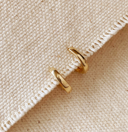 Mini Gold Clicker Hoops