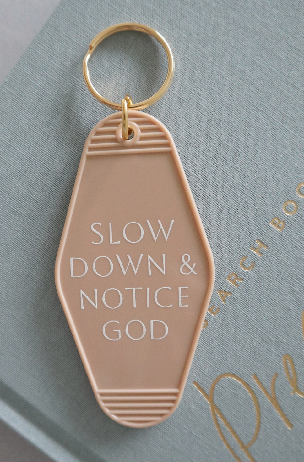 Slow Down Keychain