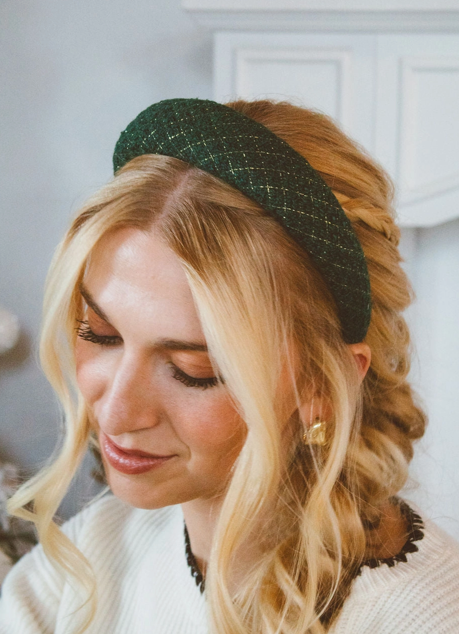 Green and Gold Headband