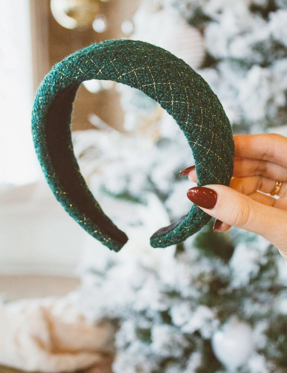 Green and Gold Headband