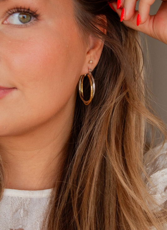 Two Tone Hoops